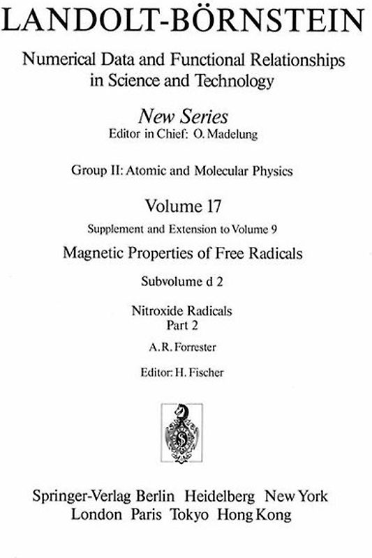 Nitroxide Radicals / Nitroxid-Radikale 2