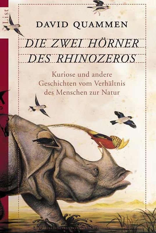 Die zwei Hörner des Rhinozeros