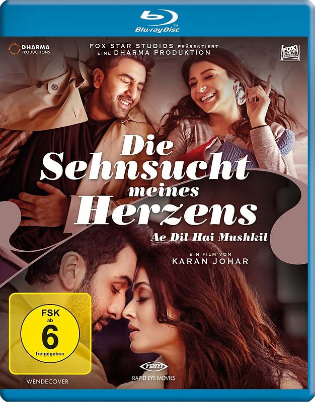 Die Sehnsucht meines Herzens - Ae Dil Hai Mushkil Blu-ray Disc