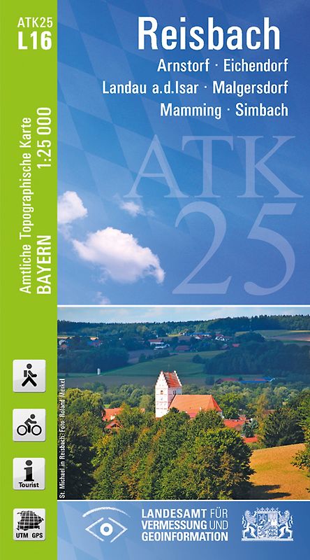 ATK25-L16 Reisbach (Amtliche Topographische Karte 1:25000)