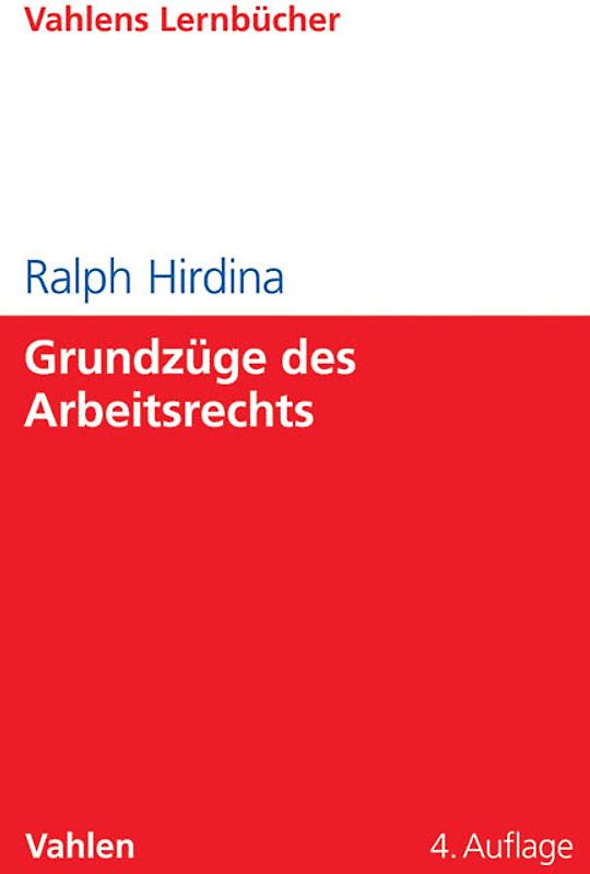 Lernbücher für Wirtschaft und Recht / Grundzüge des Arbeitsrechts