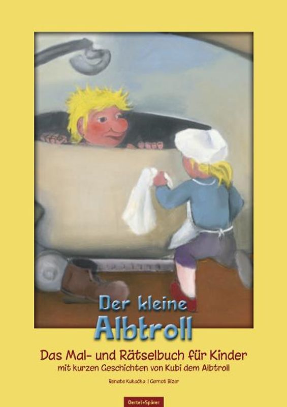 Der kleine Albtroll. Das Mal- und Rätselbuch für Kinder
