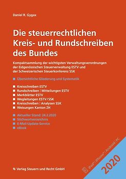 Die steuerrechtlichen Kreis- und Rundschreiben des Bundes 2020