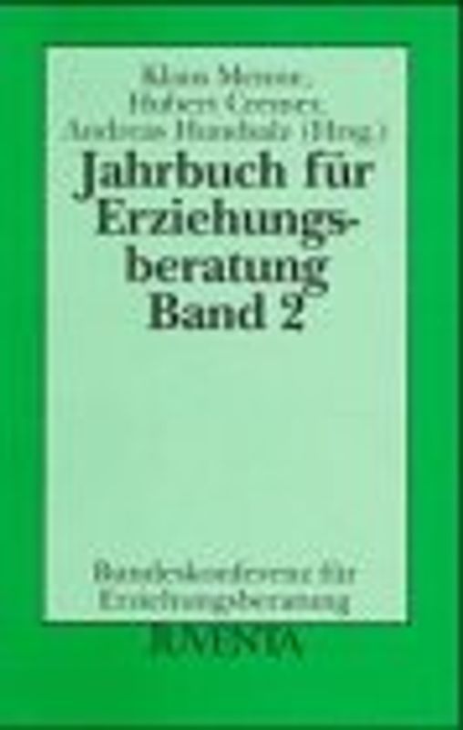 Jahrbuch für Erziehungsberatung