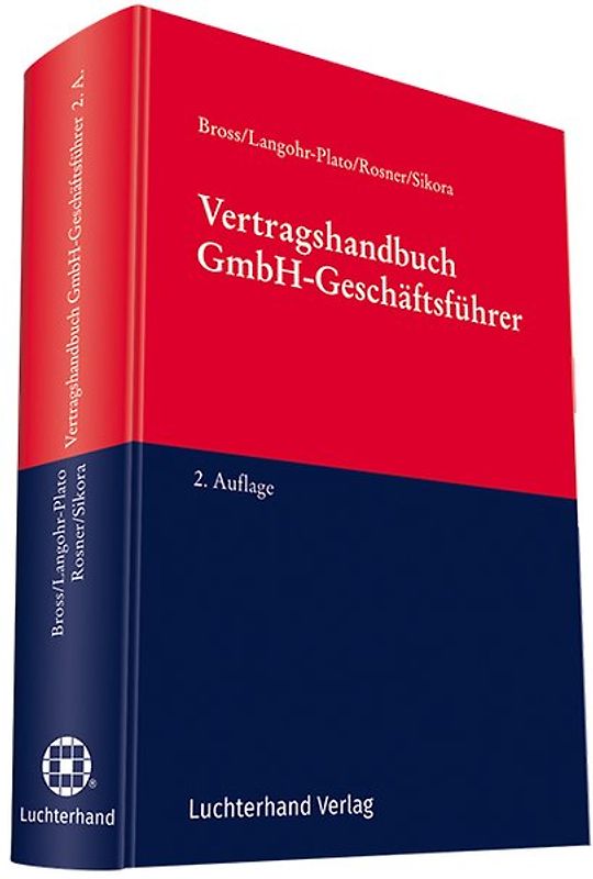 Vertragshandbuch GmbH-Geschäftsführer