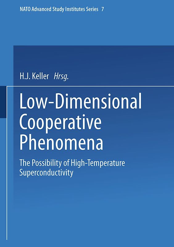 Low-Dimensional Cooperative Phenomena