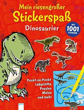 Mein riesengroßer Stickerspaß. Dinosaurier