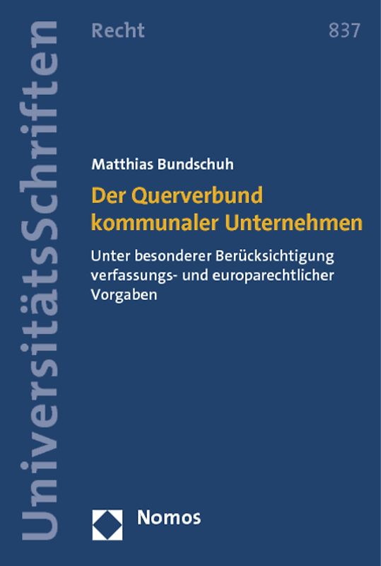 Der Querverbund kommunaler Unternehmen