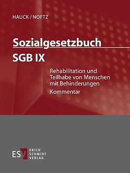 Sozialgesetzbuch (SGB) – Gesamtkommentar / Sozialgesetzbuch (SGB) IX: Rehabilitation und Teilhabe von Menschen mit Behinderungen - Einzelbezug