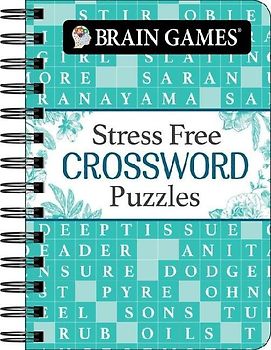 Brain Games - To Go - Stress Free: Crossword Puzzles (Teal)