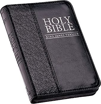 KJV Mini Pocket Edition: Zippered Black