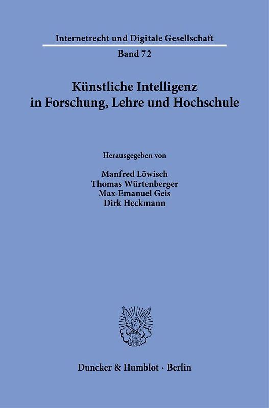 Künstliche Intelligenz in Forschung, Lehre und Hochschule