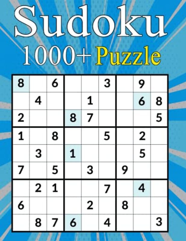Sudoku 1000+ Puzzle: Easy, Medium, and Hard Sudoku with Detailed Step-by-step Solutions