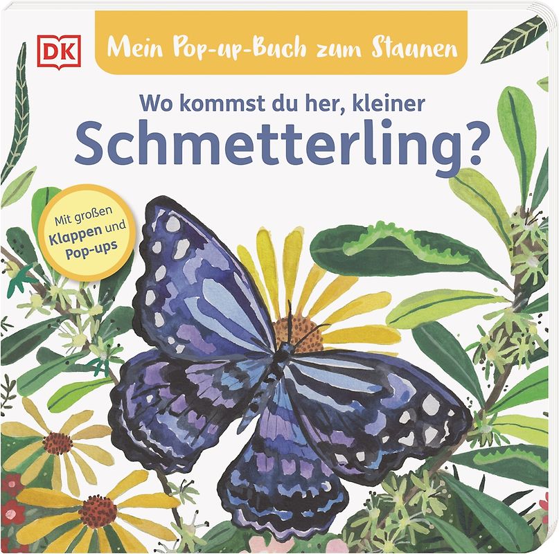 Mein Pop-up-Buch zum Staunen. Wo kommst du her, kleiner Schmetterling?