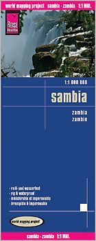 Reise Know-How Landkarte Sambia / Zambia (1:1.000.000)