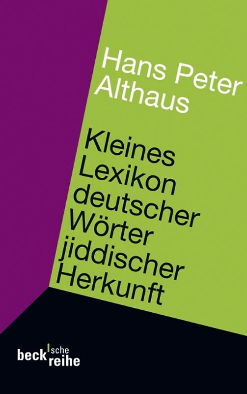 Deutsche Wörter jiddischer Herkunft