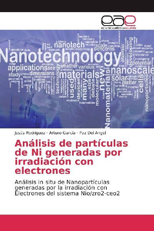 Análisis de partículas de Ni generadas por irradiación con electrones