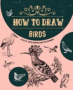How to draw Bugs & Birds: A Step By Step Drawing Guide For Beginners | Learn to draw birds, hummingbird, eagle, sparrow...and more| (How to draw Step by Step, Band 5)