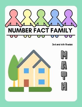 Number Fact Family Math 3rd and 4th Grades: Basic Division Worksheets for Build Math Skills (Multiplication and Division)