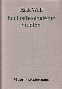 Rechtstheologische Studien