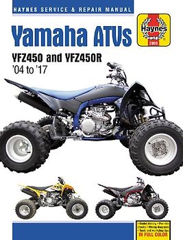 Yamaha YZF450 & YZF450R ATV Repair Manual