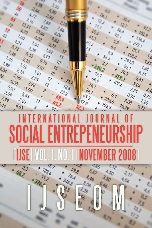 International Journal of Social Entrepeneurship