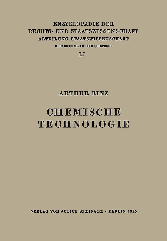 Chemische Technologie