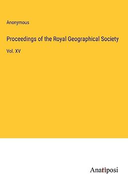 Proceedings of the Royal Geographical Society
