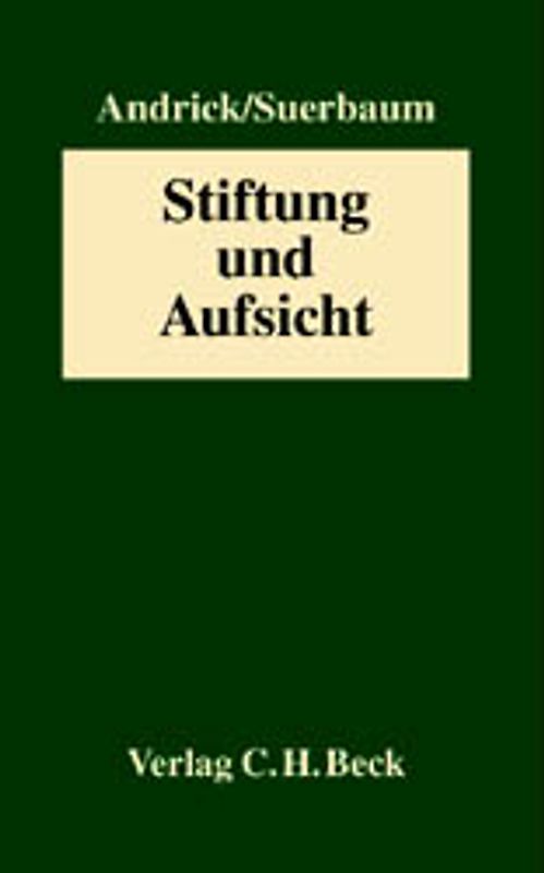 Stiftung und Aufsicht