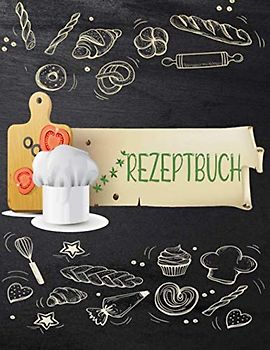 Rezeptbuch: Persönlichen kochbuch selbst schreiben - großes Format A4 100 Rezepte