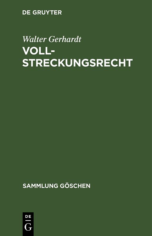 Vollstreckungsrecht