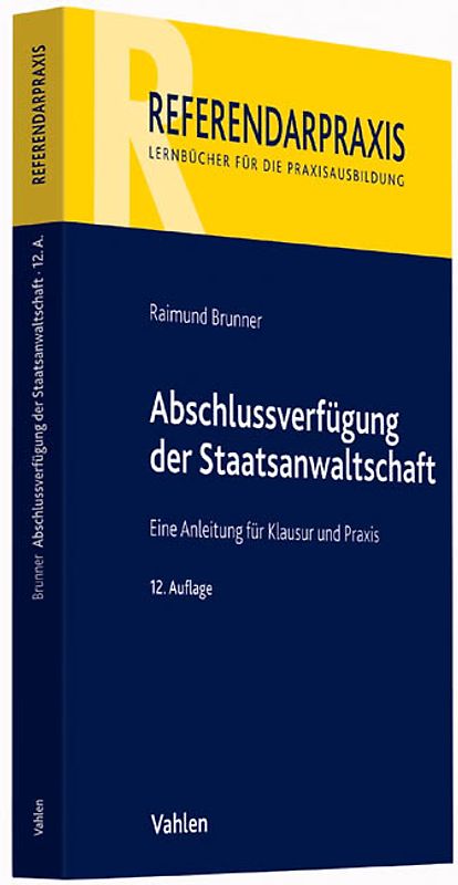 Abschlussverfügung der Staatsanwaltschaft