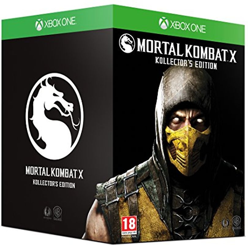 Mortal Kombat X [Collector´s Edition, inkl. Metallbox, Figur, Comicheft, Metallkarte mit Seriennummer, EU Import] Xbox One