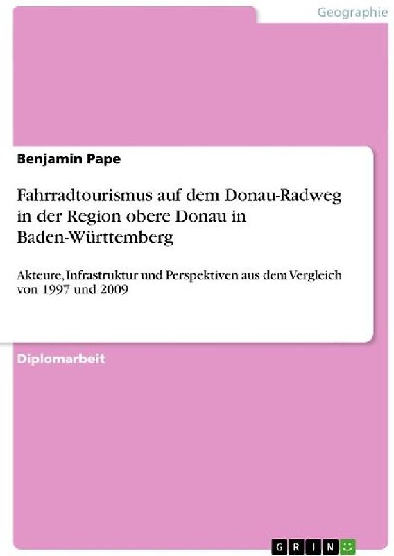 Fahrradtourismus auf dem Donau-Radweg in der Region obere Donau in Baden-Württemberg
