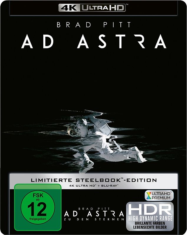 Ad Astra - Zu den Sternen [inkl. Blu-ray, Steelbook] 4K Ultra HD Blu-ray