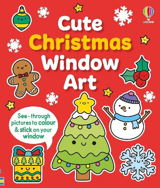 Cute Christmas Window Art