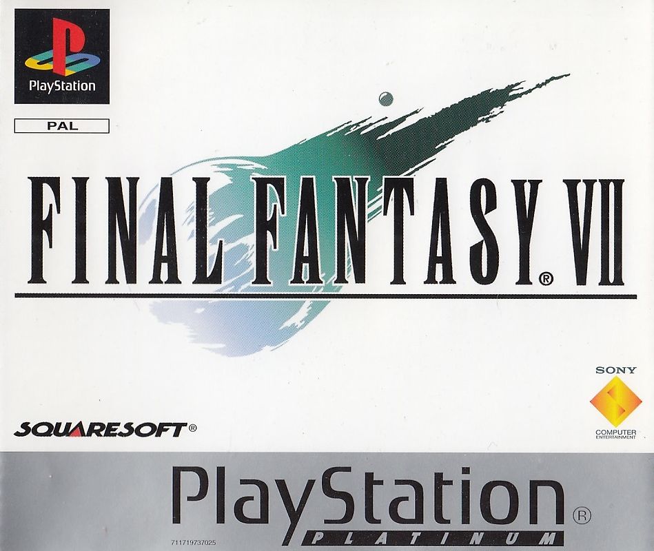 Final Fantasy VII [Platinum, 3 CDs] PlayStation 1