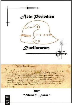 Acta Periodica Duellatorum (vol. 5, issue 1)