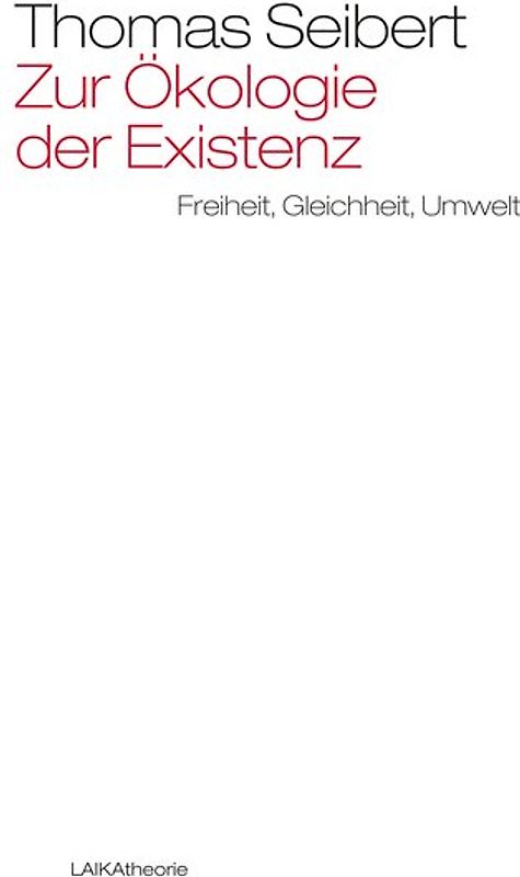 Zur Ökologie der Existenz