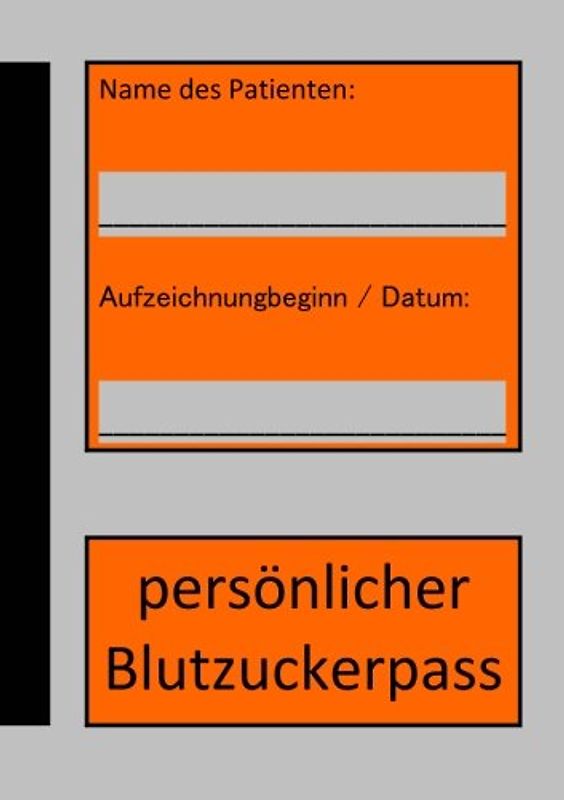 Persönlicher Blutzuckerpass