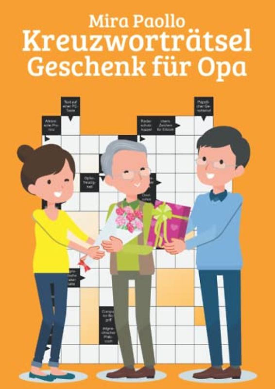 Kreuzworträtsel Geschenk für Opa: Das Großdruck Rätselbuch für Senioren | Rentner Geschenk zu jedem Anlass | Kreuzworträtsel Buch mit großer Schrift