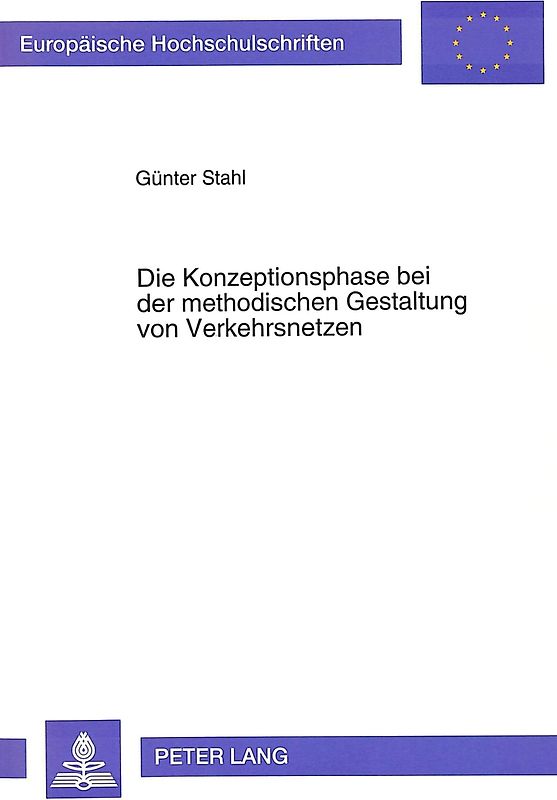 Die Konzeptionsphase bei der methodischen Gestaltung von Verkehrsnetzen