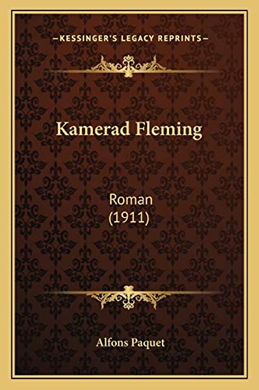 Kamerad Fleming: Roman (1911)