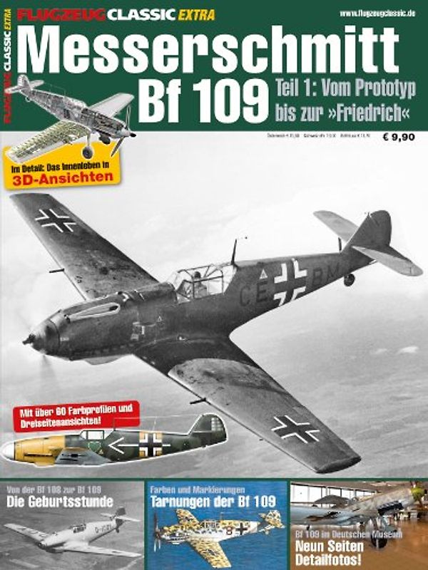 Messerschmitt Bf 109 Teil 1. FLUGZEUG CLASSIC Extra