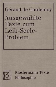 Ausgewählte Texte zum Leib-Seele-Problem
