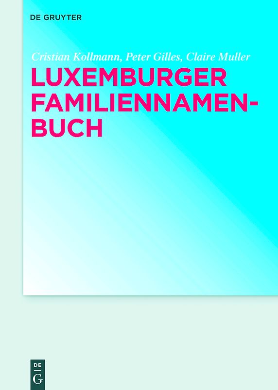 Luxemburger Familiennamenbuch