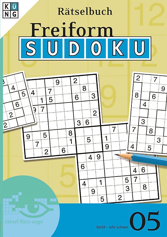 Freiform-Sudoku Rätselbuch 05