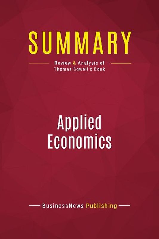Summary: Applied Economics