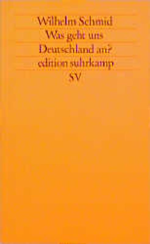 Was geht uns Deutschland an?