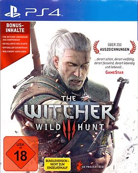 The Witcher 3: Wild Hunt [Bundle Copy, inkl. World Map, Soundtrack, Handbuch] PlayStation 4